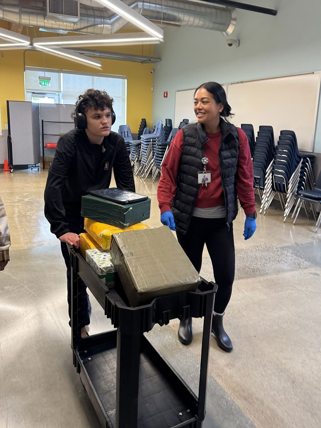 PACE teacher and student